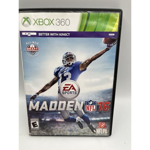 Madden NFL 16 (Xbox 360, 2015) Tested Working - Free Ship - Picture 1 of 4